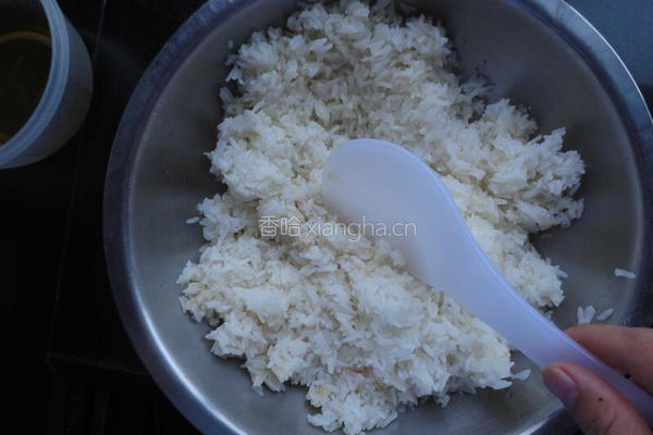 沙拉肉松寿司卷的做法图解3