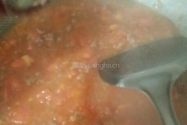 番茄肉酱意大利面的做法图解8