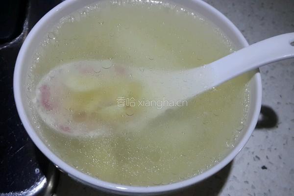莲子淮山汤的做法图解5