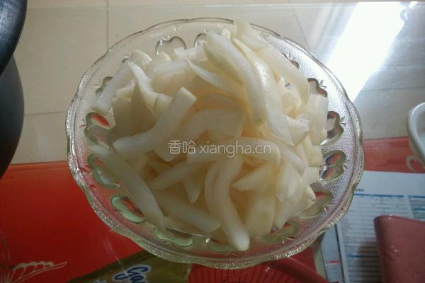 爽口酱萝卜的做法图解3