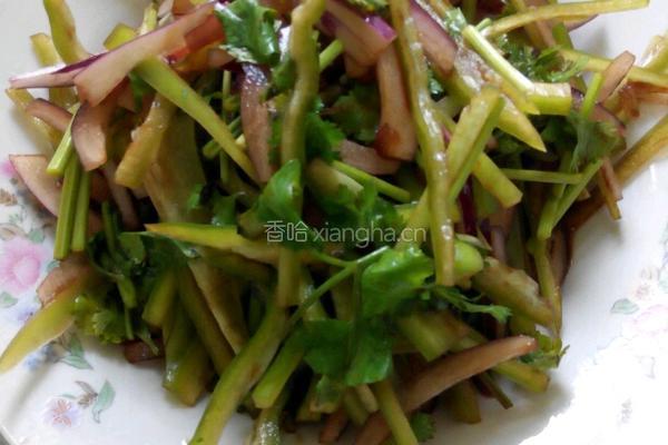 洋葱老虎菜的做法图解3