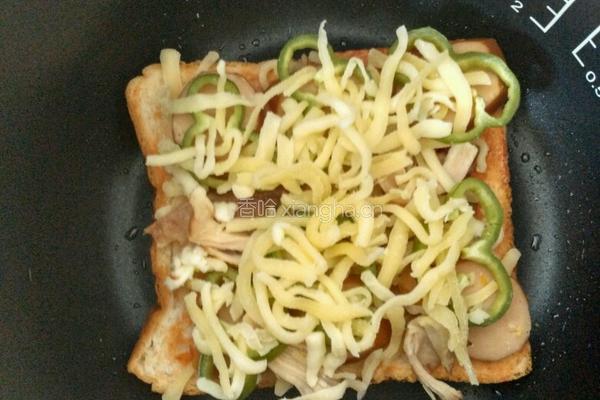 电饭煲/土司披萨的做法图解6