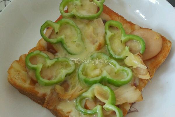 电饭煲/土司披萨的做法图解8