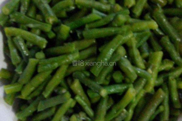 麻酱豆角的做法图解4