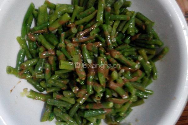 麻酱豆角的做法图解7