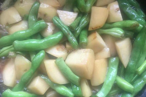 土豆炖豆角的做法图解5