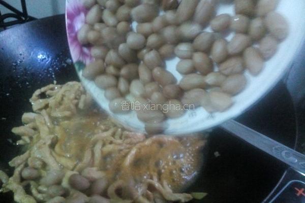 小炒里脊花生的做法图解7
