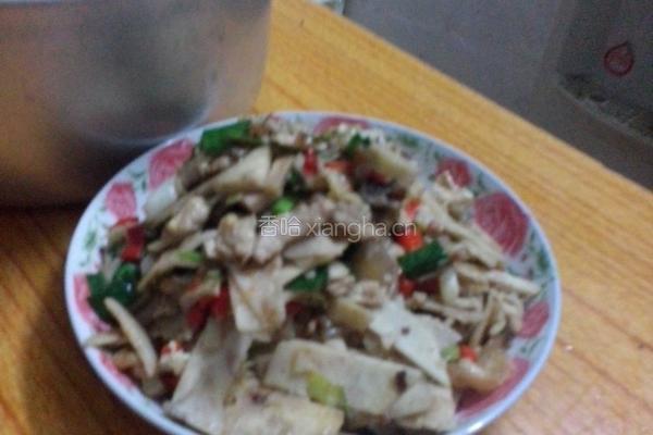 芋头炒肉的做法图解5
