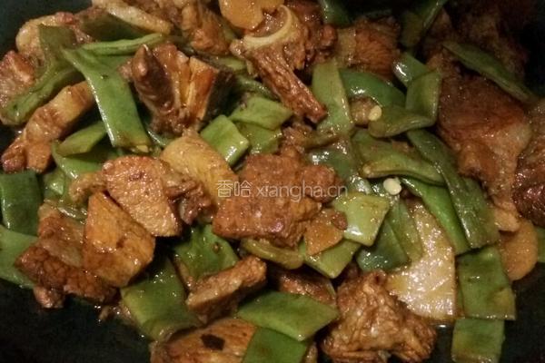 四季豆烧肉的做法图解8