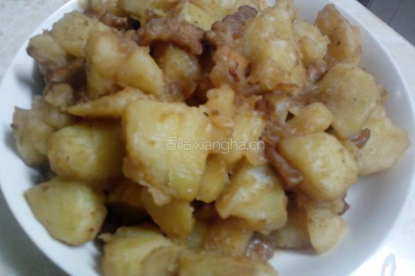 五花肉焖土豆的做法图解7