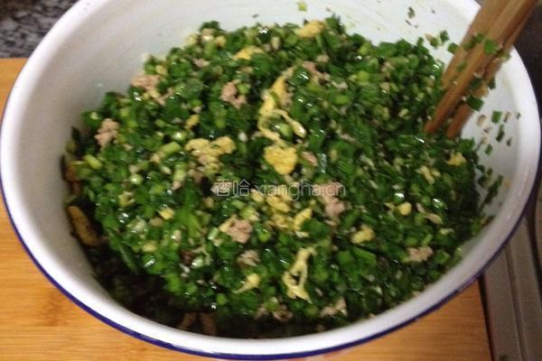 韭菜鸡蛋馅饼的做法图解7