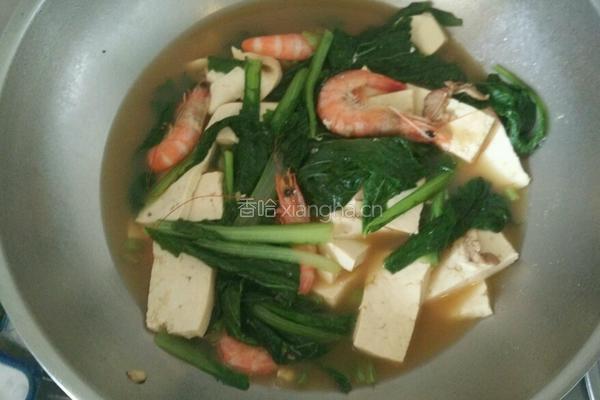小白菜豆腐的做法图解5