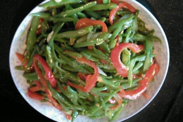 清炒刀豆的做法图解4