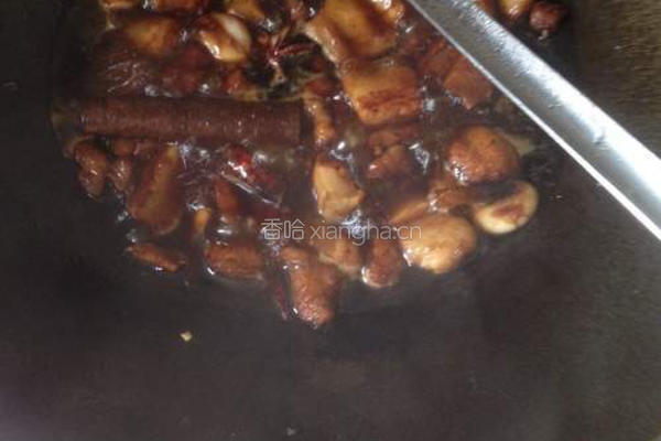 五花肉烧豆芽的做法图解4