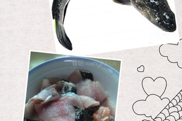 黑鱼片粥的做法图解1