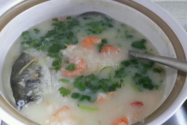 鲜虾泥猛粥的做法图解8