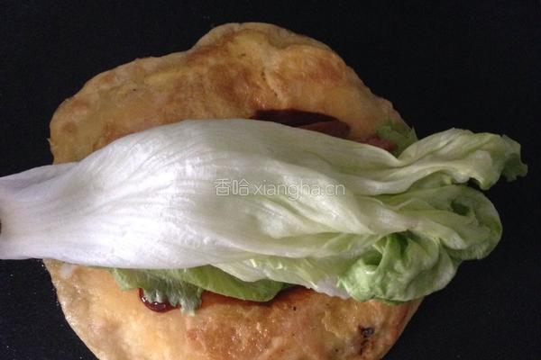 鸡蛋灌饼加肠的做法图解14