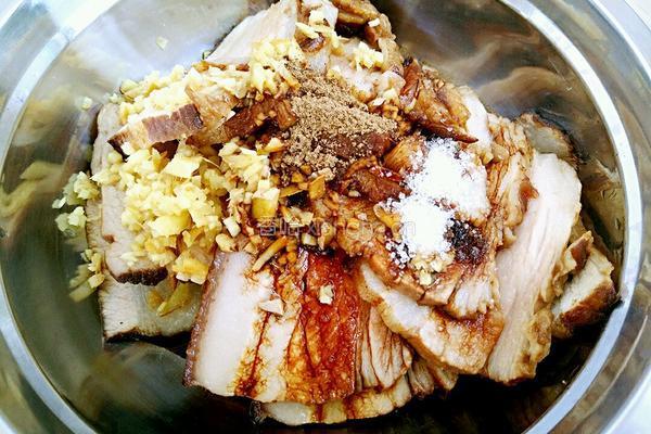 梅菜扣肉的做法图解9
