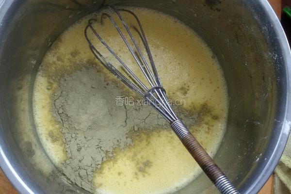 密豆绿茶蛋糕卷的做法图解5