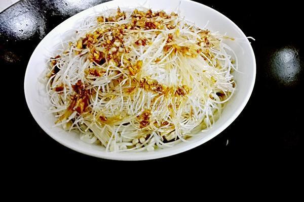 金针菇蒸粉丝的做法图解11