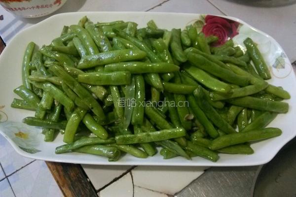 白油四季豆的做法图解5