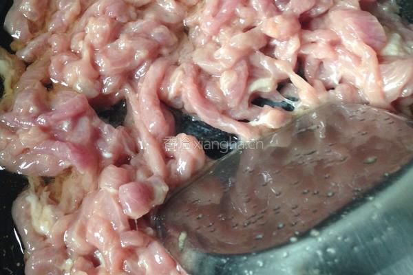 肉丝炒辣椒的做法图解5