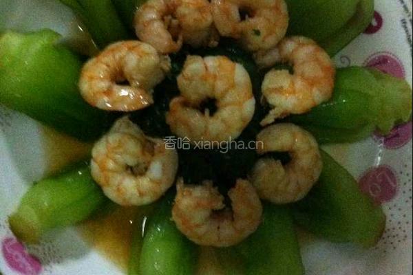 小油菜炒虾仁的做法图解8