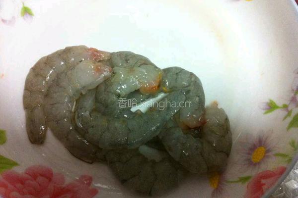 小油菜炒虾仁的做法图解2