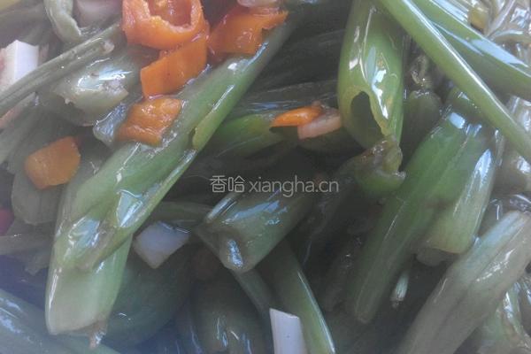 酸辣空心菜杆的做法图解6