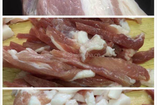双椒肉丝的做法图解1