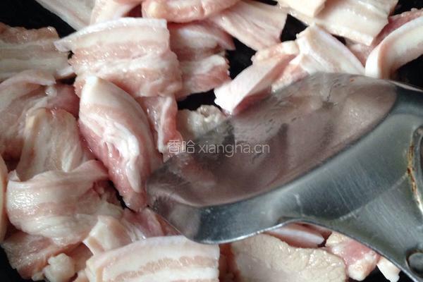 盐煎肉的做法图解5