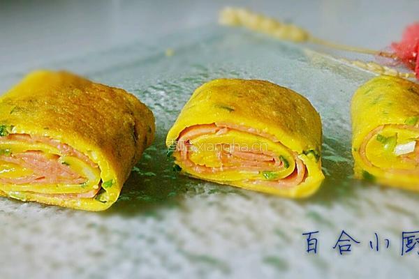 火腿肠鸡蛋饼的做法图解9