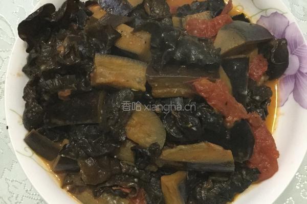 西红柿木耳炒茄子的做法图解8
