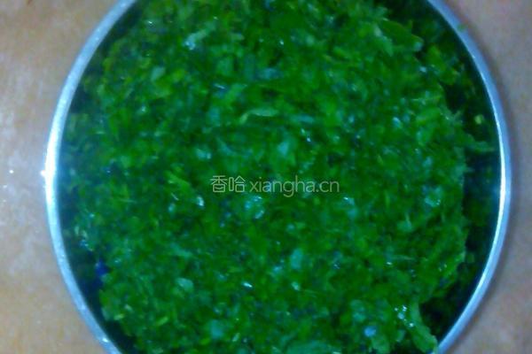 青菜粉条疙瘩汤的做法图解2