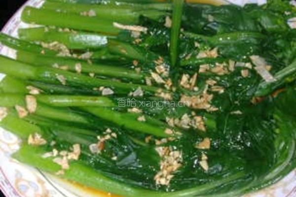 蒜蓉菜心的做法图解7