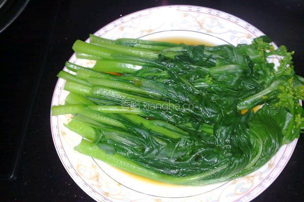 蒜蓉菜心的做法图解4