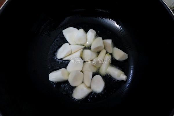 油焖茭白的做法图解4