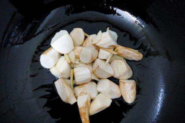 油焖茭白的做法图解5