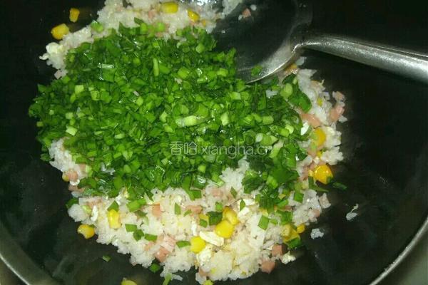 三色炒饭的做法图解6