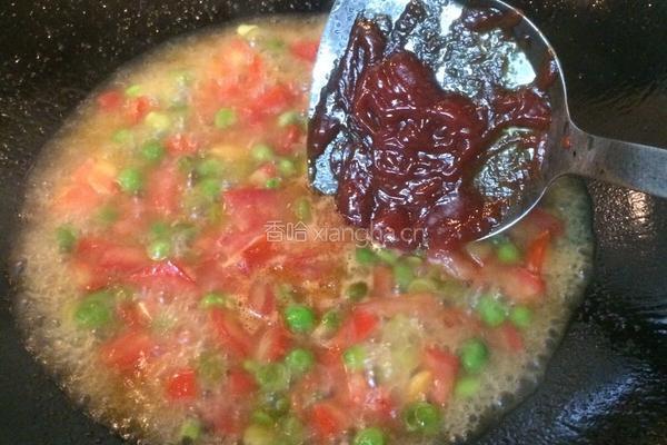 茄汁草菇的做法图解4