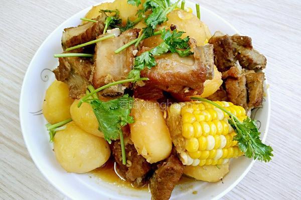 土豆炖排骨的做法图解13