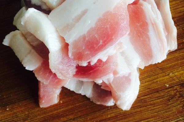芦笋小炒肉的做法图解3
