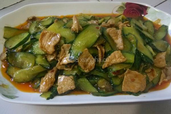 黄瓜肉片的做法图解4