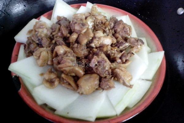 冬瓜蒸鸡肉的做法图解6