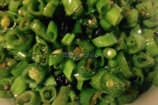 豉香青椒蕹菜杆的做法图解8