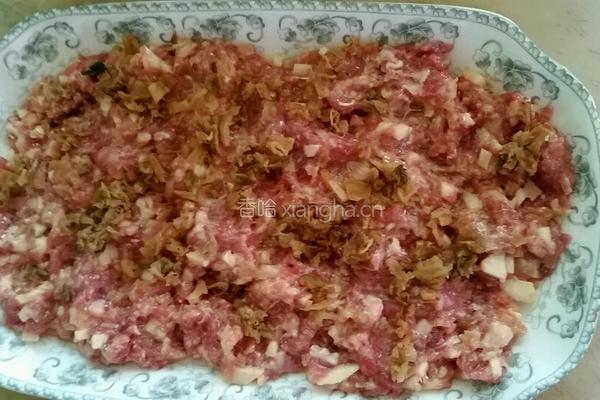 冬菜蒸肉饼的做法图解3