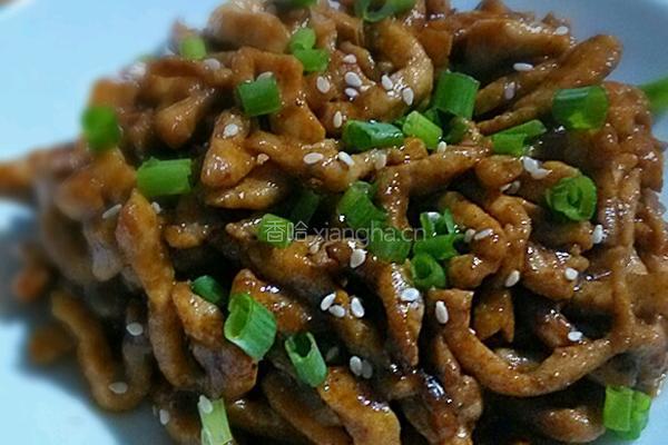 沙茶瘦肉丝的做法图解8