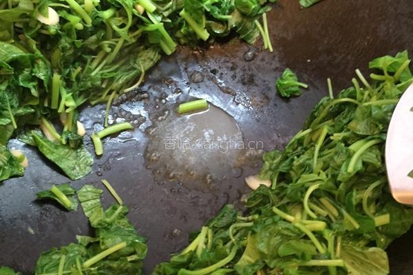 冬菜肉末炒苋菜的做法图解5