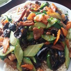 锅巴木耳肉片的做法[图]