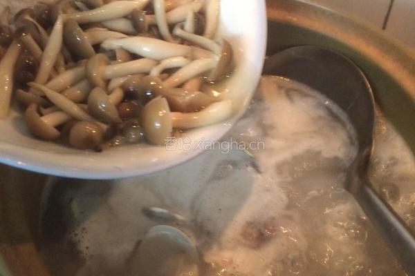 蛤蜊鲜菌羹的做法图解8